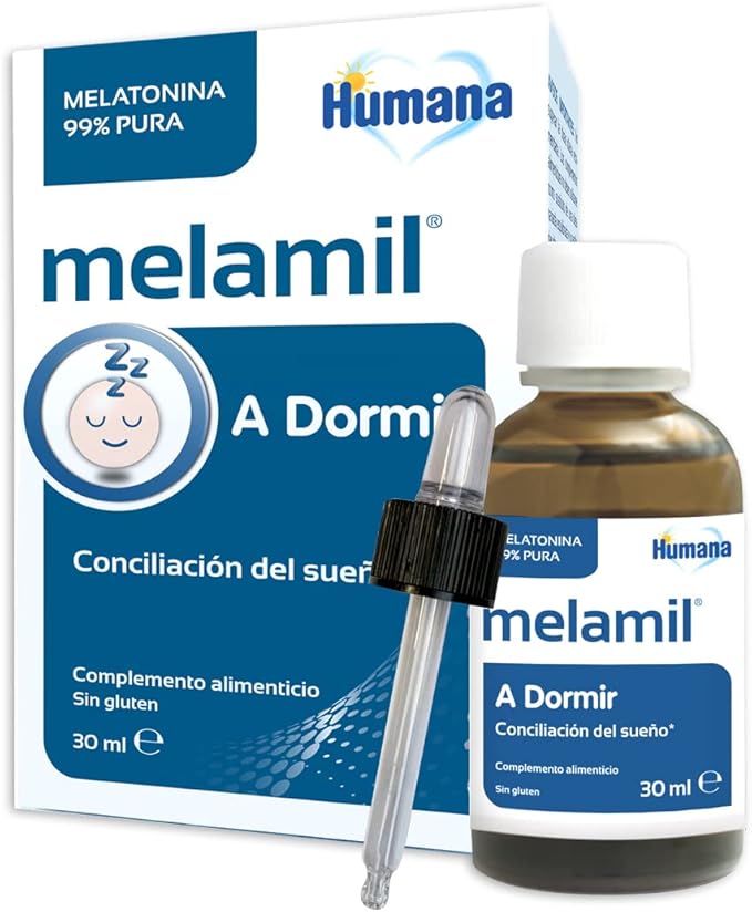 Melamil: Gotas de Melatonina 99% Pura para Dormir Mejor en Niños